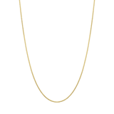 Gerecycled zilveren goldplated ketting met slang schakel