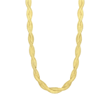 Zilveren goldplated ketting voor dames