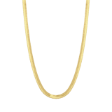 Zilveren goldplated ketting voor dames
