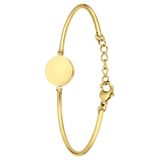 Edelstahlarmband mit Münze