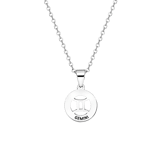 Stainless steel ketting met sterrenbeeld tweeling