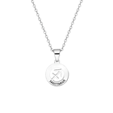 Stainless steel ketting met sterrenbeeld boogschutter