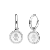 Edelstahlohrringe mit Hamsa