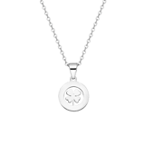 LivLiv stainless steel ketting met hanger open klaver voor dames