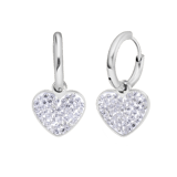 Myla stainless steel oorhangers met hart voor dames