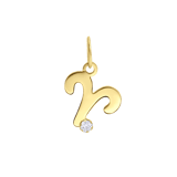 9 Karaat hanger sterrenbeeld met zirkonia
