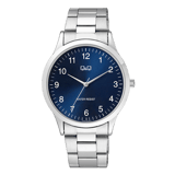 Q & Q Heren Horloge Zilverkleurig