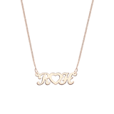 Elora gerecycled zilver gerecycled zilveren rose ketting voor dames