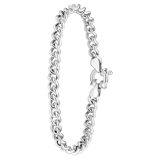 Gerecycled zilveren armband gourmet