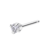 Studex medizinische Ohrringe aus Edelstahl, Zirkonia, 2 mm