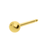 Studex stainless steel goldplated schietoorbel bol 3mm 101
