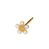 Studex medizinische Ohrringe aus 585er Gelbgold, Blume, 4 mm