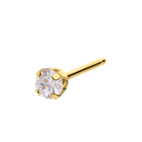 Studex schietoorbel 14 karaat goud diamant 0.05ct 402
