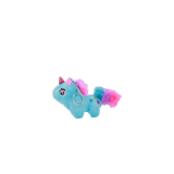 Bijoux Schlüsselanhänger mit flauschigem, blauem Einhorn