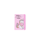 Bijoux roze unicorn notitieboekje mini
