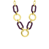 Stainless steel goldplated ketting met hanger voor dames