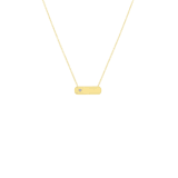 Stainless steel goldplated ketting met hanger voor dames