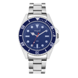 Regal herenhorloge met stalen band