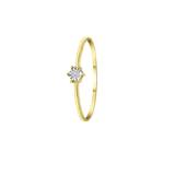 585 Gelbgold Ring Solitärdiamant (0,025 ct)