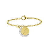 Guess vergoldetes Edelstahlarmband MOON PHASES