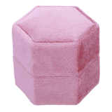 Vintage doosje roze hexagon