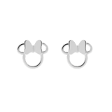 Stainless steel oorknoppen Minnie Mouse open
