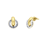 375 Gold Ohrstecker mit Kristall
