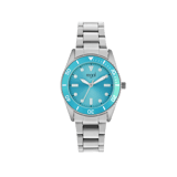 Regal dames horloge met stainless steel band