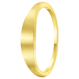 Zilveren ring goldplated