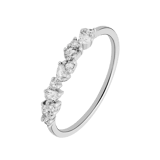 Silberner Ring Zirkonia