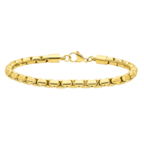 Vergoldetes Armband aus recyceltem Edelstahl