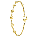Guess vergoldetes Edelstahlarmband CRYSTAL HARMONY