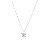 Zilveren ketting met hanger vlinder zirkonia