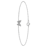 Armband aus 925er Silber mit Schmetterling mit Zirkoniabesatz