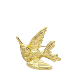 Goldfarbene Bijoux-Brosche, Vogel