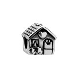 Charm aus Edelstahl Haus