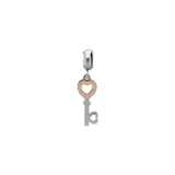Charm aus Edelstahl Schlüssel