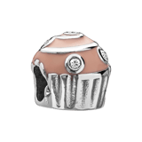 Charm aus Edelstahl Cupcake