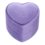 Vintage-Schatulle lila Herz