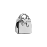 Charm aus Edelstahl Tasche mit Schleife