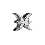 Bettelarmband-Anhänger aus Edelstahl, Sternzeichen Fische