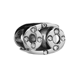 Bettelarmband-Anhänger aus Edelstahl, Sternzeichen Krebs