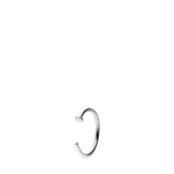 Titanium neuspiercing open ring