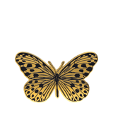 Goldene Modeschmuck-Brosche, Schmetterling