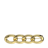 Goldene Modeschmuck-Brosche, Gourmetkettenglieder