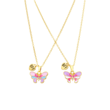 Goldenes Modeschmuckset „BFF