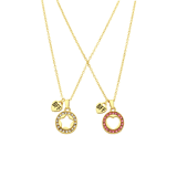 Goldenes Modeschmuckset „BFF