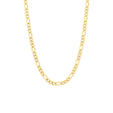 Stainless steel goldplated kinderschakelketting