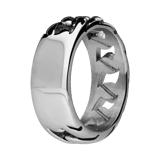 Stainless steel ring fantasie