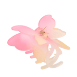 Haarklem vlinder roze/oranje